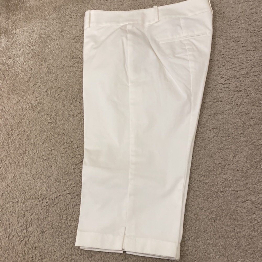 Ann Taylor Long white shorts - size 8 NWT - Picture 4 of 9